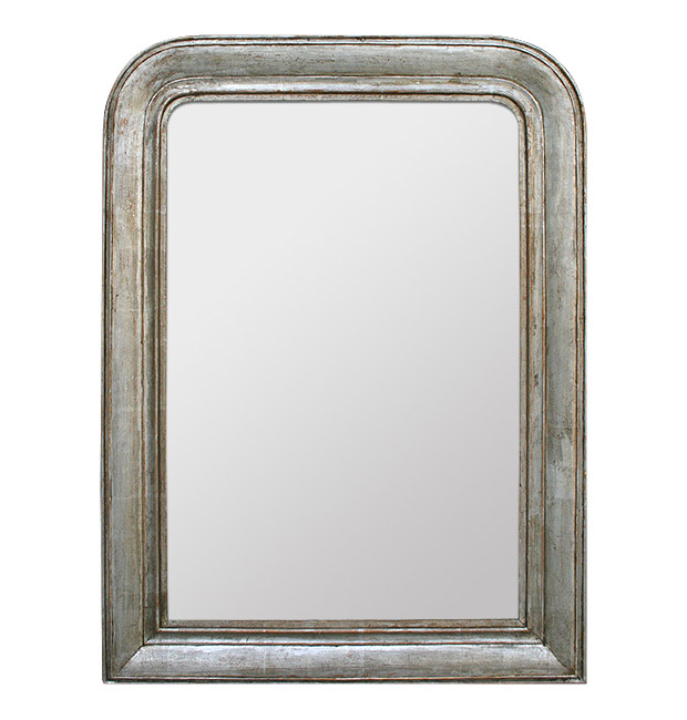 Antique mirror Louis-Philippe silvered